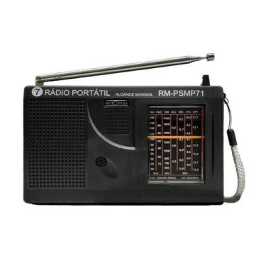 Imagem de Radio motobras receptor 7 fxs psmp71 pilha preto