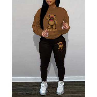 Imagem de Conjunto Feminino de Moletom com Estampa de Urso ElaShopp