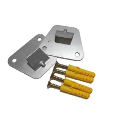 Imagem de mkki Placa de gancho para capô de parede, placa de gancho de ferro universal de metal para exaustor (A)