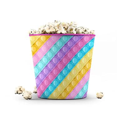 Imagem de Balde de Pipoca 3,5 litros, Linha Brinquedos, modelo POP IT (pink)