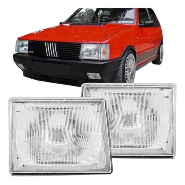 Imagem de Par Farol Uno Fiorino 1985 86 87 88 89 1990 Frente Alta