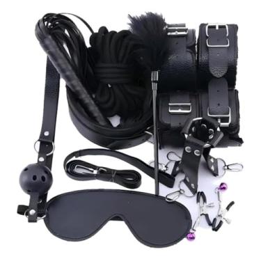 Imagem de Kit Algema Sexual Brinquedos Sexuais 10 Peças Sexuais Brinquedos Sexuais Adultos Para Casal (preto)
