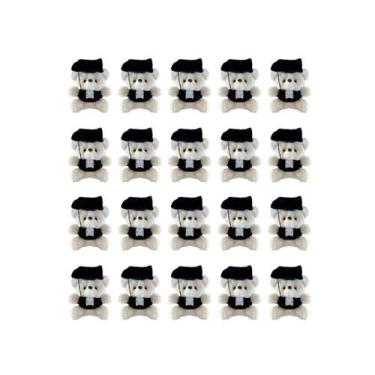 Imagem de Kit Atacadista 20 Ursos Pelúcia Com Toga - Um Toque Especial Para Seus