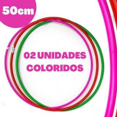 Imagem de Kit 02 Bambolês Sortidos 50cm Arco Infantil Coloridos - BAMBOLE