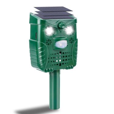Imagem de Repelente Solar Ultrassônico de Animais, Repelente Eletrico, Repelente Ultrassônico, Repelente Eletronico Ultrassonico, Espanta Pombo, Repelente de Esquilo de Gato com Luz Intermitente