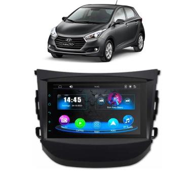 Imagem de Kit Multimídia HB20 HB20S 2012 / 2019 7 Pol Carplay Androidauto Connectmedia Cm7 Faaftech