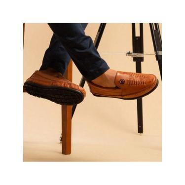 Imagem de Mocassim Masculino Em Couro Prime Legitimo Leve e Confortável - Rota F