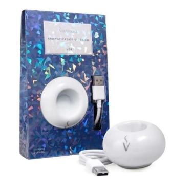 Imagem de Aromatizador De Ambientes Portátil Usb Com Led - Via Aroma