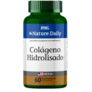 Imagem de Colágeno Hidrolisado 1000Mg Made In Usa Nature Daily 60 Comprimidos - 