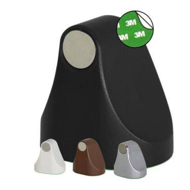 Imagem de Trava Fixador Porta Vidro Madeira Magnético Comfort Door Sem Furar O C