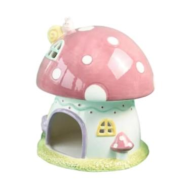 Imagem de Generic Hamster Hideout Decoration Cage Acessórios pequenos animais de estimação Tocam cabana para hamster anão, Rosa