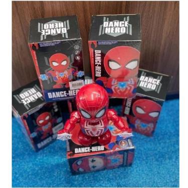 Imagem de Boneco Dançarino Homem Aranha Com Luzes Sons Dance Hero