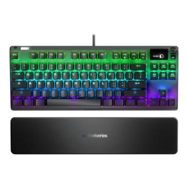 Imagem de Teclado SteelSeries Apex 7 tkl Compact Mechanical rgb Vermelho