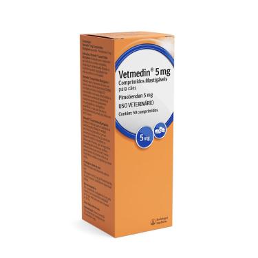 Imagem de Vetmedin Mastigável Para Cães 5mg c/ 50 Comprimidos