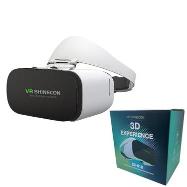 Imagem de 3D VR Headset, Óculos Inteligentes Para Jogos Headset Video Display Glasses Ajuste De Miopia 600°, Para IPhone 16/15, Steam Deck, ROG, Mac, PC, Android E IOS(G19)