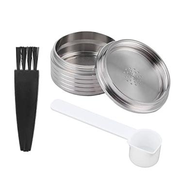 Imagem de Cápsula de café Reutilizável de Aço Inoxidável, Fácil de Usar e Limpar, Cabe na Máquina de café DELTA Q NDIQ7323, Protege a Camada do Filtro, Melhora o Sabor