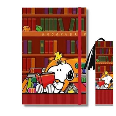 Imagem de Caderno Snoopy – Capa Flexível A5 (50 Folhas) + Marcador de Página