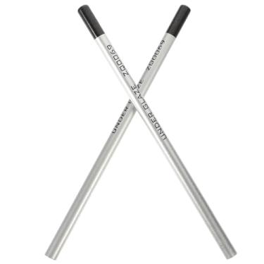 Imagem de 2 Unidades Lápis De Esmalte Lápis Pintado à Mão Lápis De Carvão Para Artistas Caneta De Tinta Preta Esmaltes Cerâmicos Conjunto De Desenho Lápis De Desenho Cerâmica Madeira Pincel