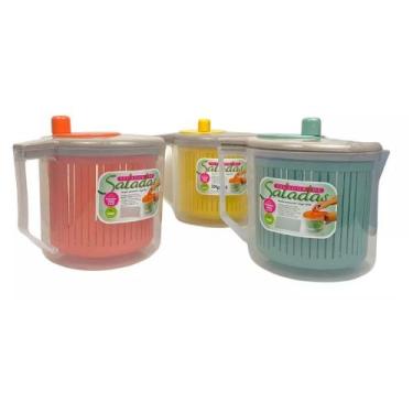 Imagem de Secador/Centrífuga De Salada Xplast 2,5L Cores Sortidas