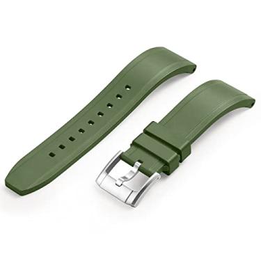 Imagem de Crafter Blue UX03 Pulseira de borracha de substituição para todos os relógios de 20 mm de largura, verde