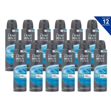 Imagem de Kit com 12 Desodorantes Dove Men 150ml, Proteção Total