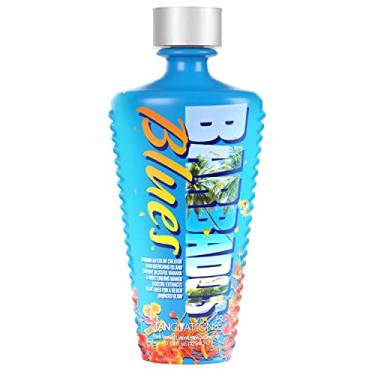 Imagem de ED HARDY Barbados Blues Loção Bronzeadora - Caribbean Color Creator Skin Quenching Extratos De Cereja Da Ilha, Banana Deliciosa E Manga Hidratante Coastal Em Tons De Azul Para Um Brilho Bronzeado De
