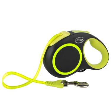 Imagem de Coleira retrátil para cães Fida Reflective 5m para cães pequenos/médio