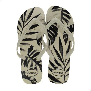 Imagem de Chinelo Masculino Havaianas Aloha Bege Palha