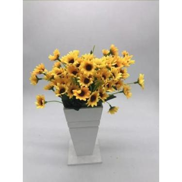 Imagem de 10x Buque De Girassol Artificial Com 220 Florzinhas - PW OUTLET