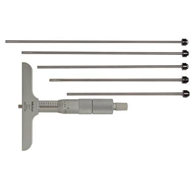 Imagem de mitutoyo Série 129 profundidade de Vernier, intercambiáveis hastes, micrómetro Tipo, polegadas, 1