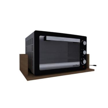 Imagem de Suporte Para Microondas e Forno Elétrico 35/36l MDF - Freitas Decoraçõ