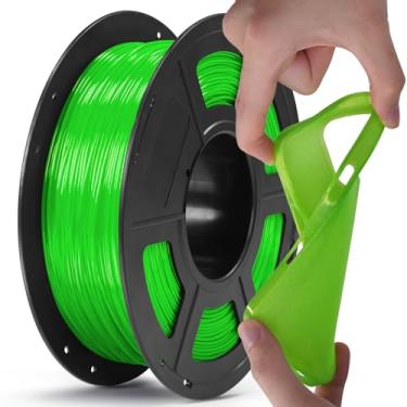 Imagem de ANYCUBIC Filamento Tpu 1,75 Mm, Macio E Flexível Para Impressora 3D 95A, Precisão Dimensional De +/- 0,02 Impressão Com A Maioria Das Impressoras Fdm, Carretel 1 Kg, Verde Transparente