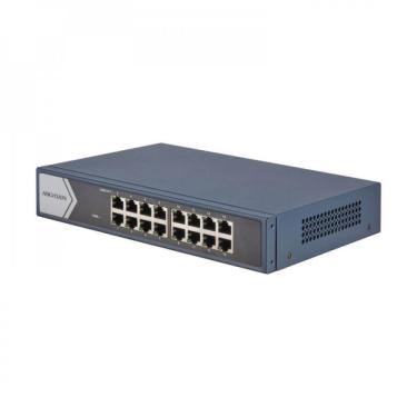 Imagem de Switch Hikvision 16 Portas 10/100/1000 Ds-3e0516-e Chumbo Bivolt