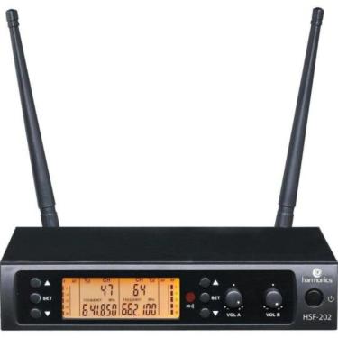 Imagem de Microfone Sem Fio Harmonics Hsf200-2