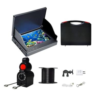 Imagem de rockible Câmera subaquática para peixes Fishfinder, equipamento prático, à prova d'água para esportes aquáticos em barcos e lagos, pesca no gelo, 15 Milhões