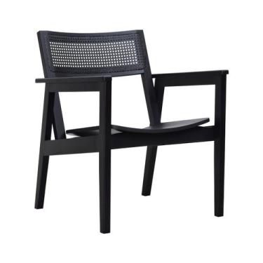 Imagem de Poltrona Gusty Com Encosto Telinha Assento Anatômico - Preto - Decoris