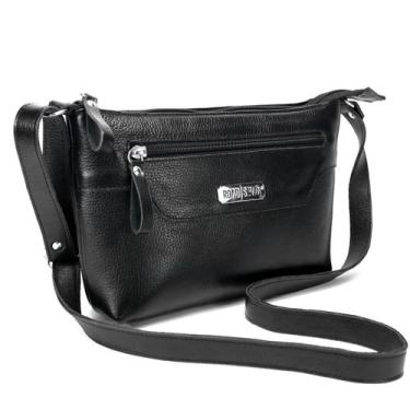 Imagem de Bolsa Feminina em Couro Legitimo Alça Transversal Pequena Road Seven, 