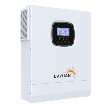 Imagem de LVYUAN Carregador Inversor Híbrido Solar Multifuncional Com Potência De Onda Senoidal Pura 3000 W E 24 V Controlador Mppt 60 A Para Sistemas Off-Grid