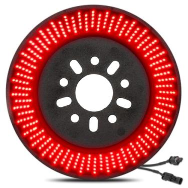 Imagem de BORDAN Luz de freio de pneu sobressalente atualizada terceira luz de freio LED compatível com Jeep Wrangler JL 2018 2019 2020 2021 2022