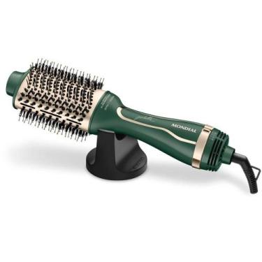 Imagem de Escova Secadora By Juliette Mondial Verde Oliva 1200w Bivolt, Bivolt