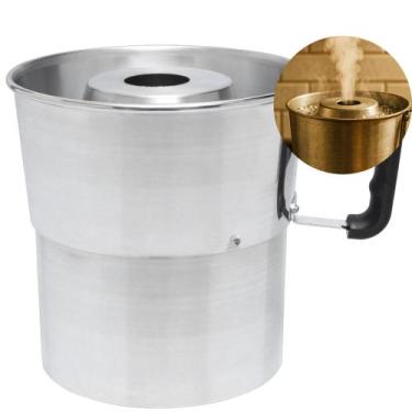 Imagem de Fervedor de Leite Inderramável Leiteira 1Litros Alumínio Leite Canecão