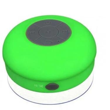 Imagem de Caixa de Som Bluetooth à Prova D'água com Ventosa para Fixação (Verde claro)