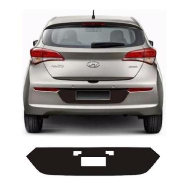 Imagem de Adesivo Fundo Placa Hb20 Hatch 2017 Para-Choque Traseiro - Srt Wolf 1