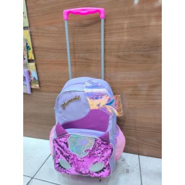 Imagem de Mochila  de Rodinha Mermaid magic - Fuseco, 1