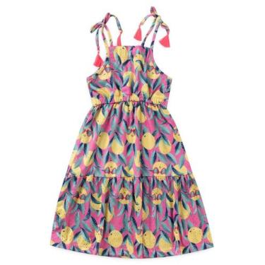 Imagem de Vestido Infantil Menina em Malha Laise - bem vestir