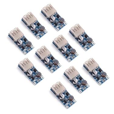 Imagem de Teyleten Robot Conversor De Reforço Dc-Dc 0,9 V-5 V Para 5 Pfm 600 Mã Módulo Tensão Alimentação Banco Energia Móvel Placa Carregador Usb 10 Peças