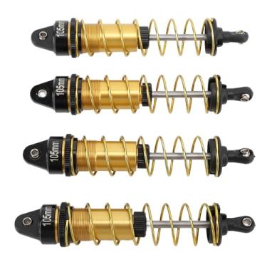 Imagem de Generic Amortecedor de Mola, 4pcs de Choque Rc Durável para 1/10 Rastreador Rc (Ouro)