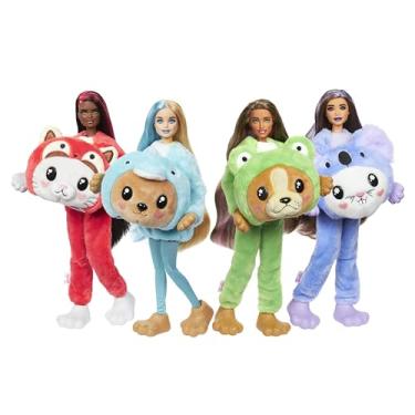 Imagem de Barbie Cutie Reveal Boneca Sortida Disfarces de Animais com 10 Surpresas e 1 Mini Animal de Estimação, Muda de Cor