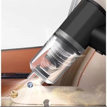 Imagem de Aspirador de Teclado Portátil USB, Mini Limpador a Vácuo com Escova, Preto