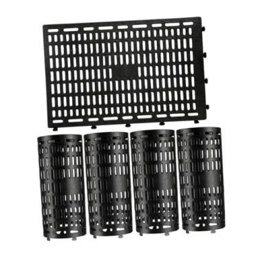 Imagem de Bothyi Protetores de tronco de árvore 5 peças, expansível, cobertura para plantas, proteção externa, cerca protetora para jardim, gramado, inverno, Preto